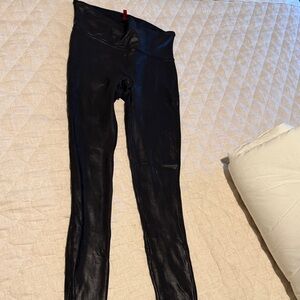 Spanx Shape Faux Leather Leggings
